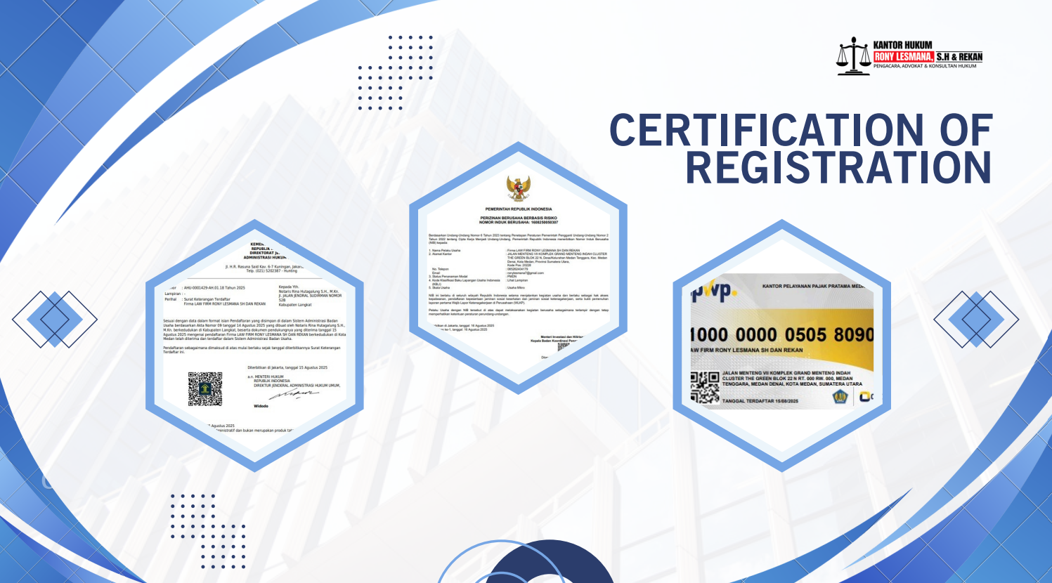 Sertifikasi Registrasi Resmi